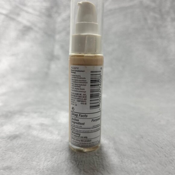 Almay Clear Complexion Make Myself Clear Foundation #099 Porcelain – Brand New - Picture 2 of 3